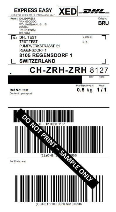 Tact alias Voorgevoel Hoe zie ik het verschil tussen een DHL Express Label en een DHL Parcel  label? - DHL Express